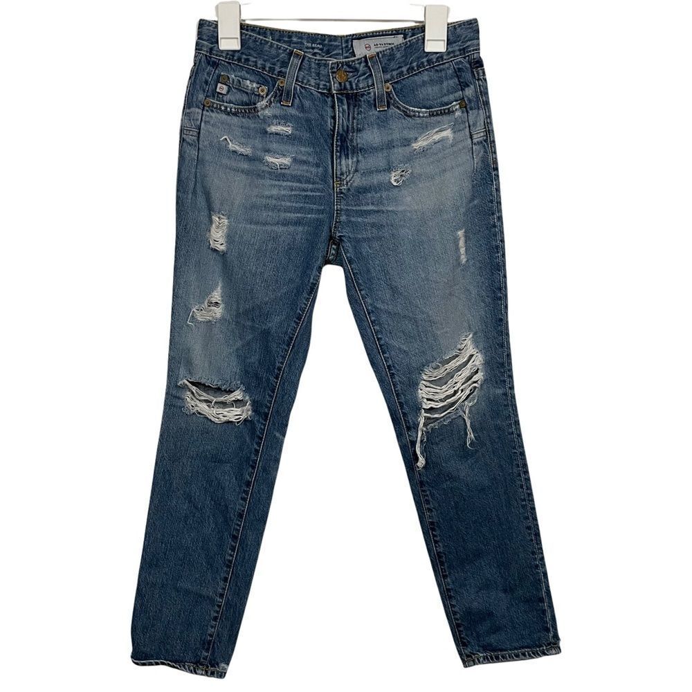 Adriano Goldschmied The Beau Distressed Slouchy Skinny Jeans
